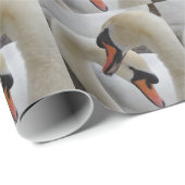 Swans in Liebe Wrapping Paper Geschenkpapier (Rolleneckpunkt)