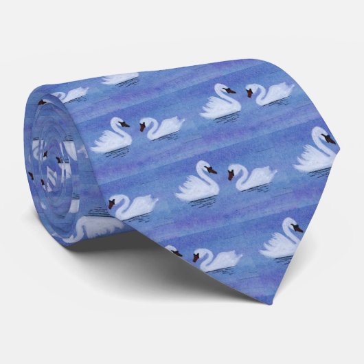 Swans Neck Tie Krawatte (Gerollt)