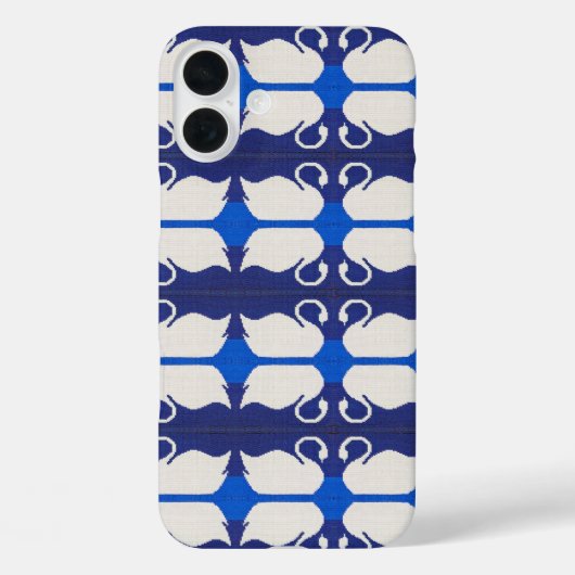 Swans Reflection of Lake Artisan Crochet Print Case-Mate iPhone Hülle (Rückseite)