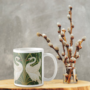 Swans Rush Iris Blume Walter Crane Kaffeetasse