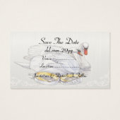 Swans - Save the Date Karte (Rückseite)