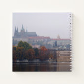 Swans und Karlsbrücke in Prag Notizblock (Rückseite)