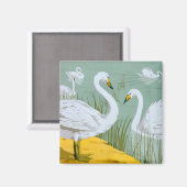 Swans von Verneuil Magnet (Vorderseite/Rückseite)