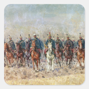 Swansong der Hussars, 1931 Quadratischer Aufkleber