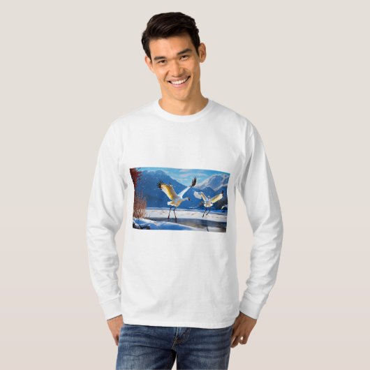 SwanSong T-Shirts: Wo Elegance Komfort trifft T-Shirt (Vorne ganz)