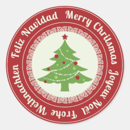 Swap-Aufkleber für Weihnachtskekse Runder Aufkleber