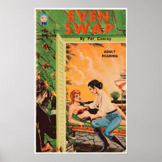 Swap - Original 1965 Lesbische Romance Novel Poster