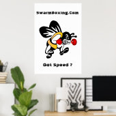 SwarmBoxing.Com Poster (Heimbüro)
