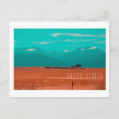 Swartland Fields Mountains Blick Südafrika ZA Postkarte (Vorderseite)