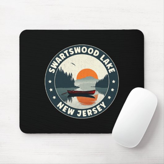 Swartswood Lake New Jersey Sunset T Shirt  Mousepad (Mit Mouse)