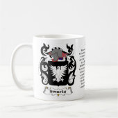 Swartz Familien-Wappen Tasse (Links)