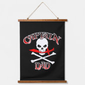 Swashbuckeln Set Captain Mama und Captain Vater Wandteppich Mit Holzrahmen (Vorderseite 2)