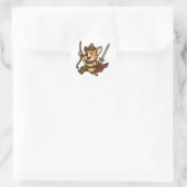 Swashbuckler Corgi - Schwert & Sticker (Tasche)