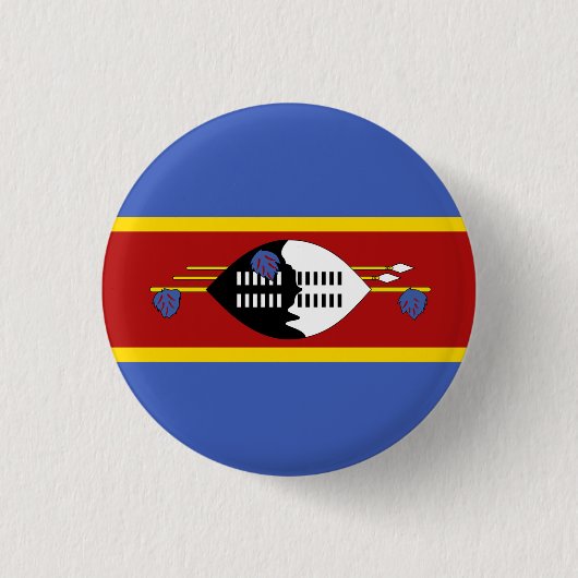 Swasifahne, Flagge von Eswatini Button (Vorderseite)