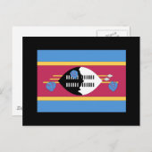 Swasifahne Postkarte (Vorne/Hinten)