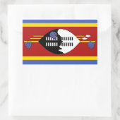 Swasifahne Rechteckiger Aufkleber (Tasche)