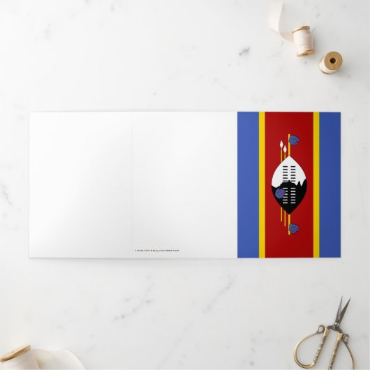 Swasiland Dreifach Gefaltete Karte (Außenbereich)