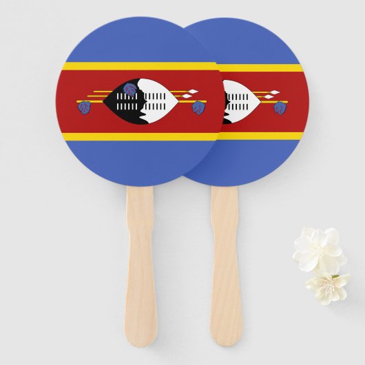Swasiland Fächer (Vorne und Hinten)