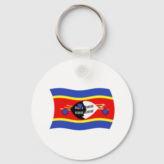 Swasiland Flag Schlüsselanhänger (Vorderseite)