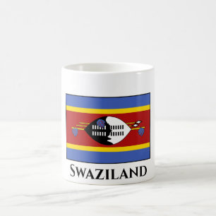 Swasiland-Flagge Kaffeetasse