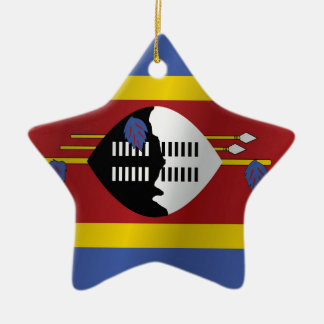 Swasiland-Flagge Keramikornament