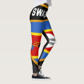 Swasiland-Flagge Leggings (Rechts)
