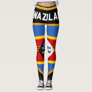 Swasiland-Flagge Leggings