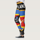 Swasiland-Flagge Leggings (Links)