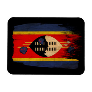 Swasiland-Flagge Magnet