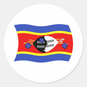 Swasiland Flaggen Aufkleber