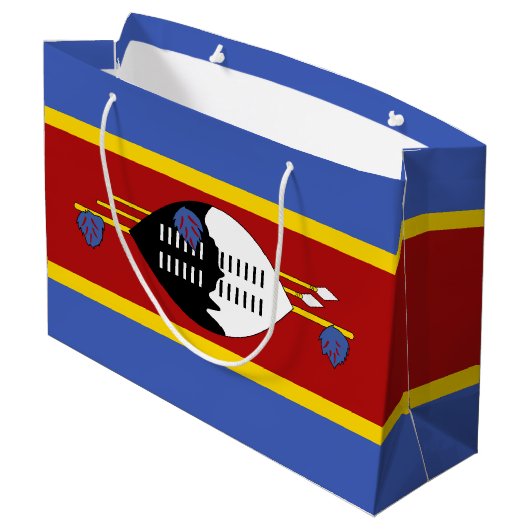 Swasiland Große Geschenktüte (Rückseite Schrägansicht)