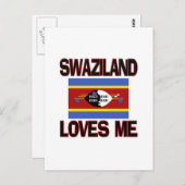 Swasiland Lieben Postkarte (Vorne/Hinten)