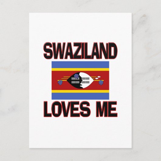 Swasiland Lieben Postkarte (Vorderseite)
