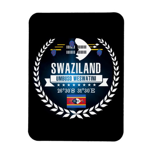 Swasiland Magnet (Vertikal)