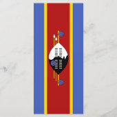 Swasiland Menükarte (Rückseite)