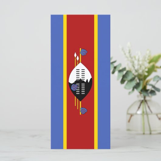 Swasiland Menükarte (Stehend Vorderseite)