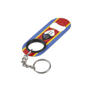 Swasiland Mini Flaschenöffner (Rückseite Schrägansicht)