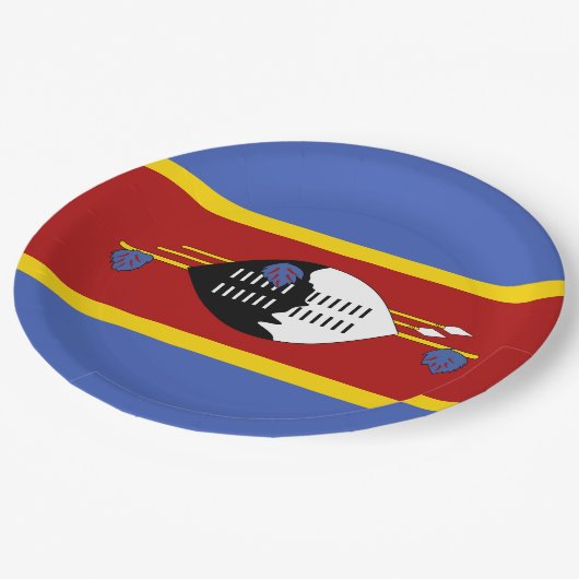 Swasiland Pappteller (Schrägansicht)
