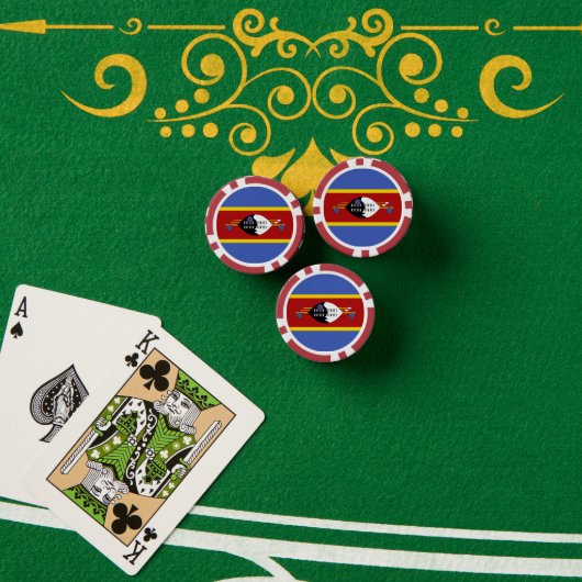 Swasiland Pokerchips (Pokertisch (Stapel))