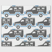 SWAT-Auto Geschenkpapier (Flach)