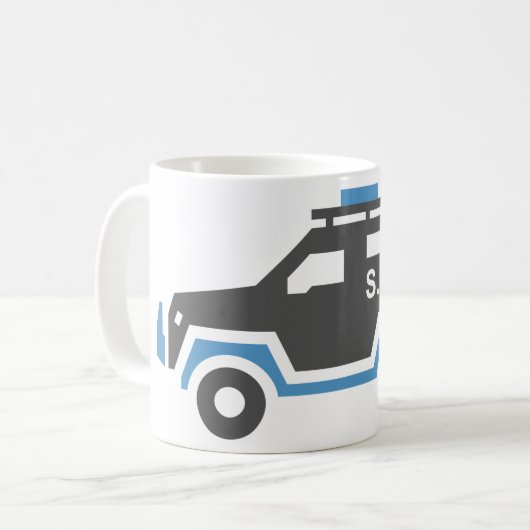 SWAT Car Kaffeetasse (Vorderseite Links)