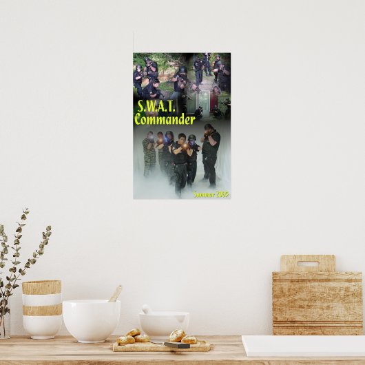 SWAT Commander Poster (Küche)