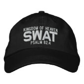 SWAT Custom Baseball Cap Bestickte Baseballkappe (Vorderseite)