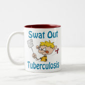 Swat-heraus Tuberkulose-Tasse Zweifarbige Tasse (Links)