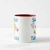 Swat-heraus Tuberkulose-Tasse Zweifarbige Tasse (Mittel)
