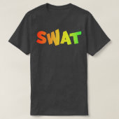 SWAT im Graffiti-Stil T-Shirt (Design vorne)