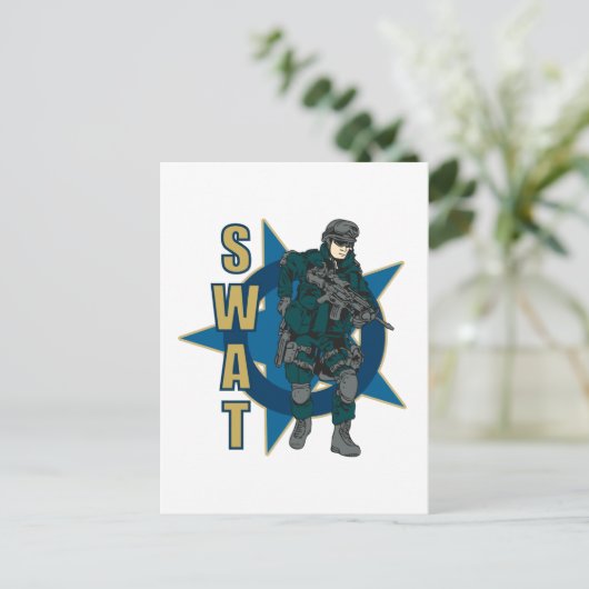 SWAT POSTKARTE (Stehend Vorderseite)