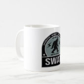 SWAT - Sasquatch Warden Assault Team Kaffeetasse (Vorderseite Links)