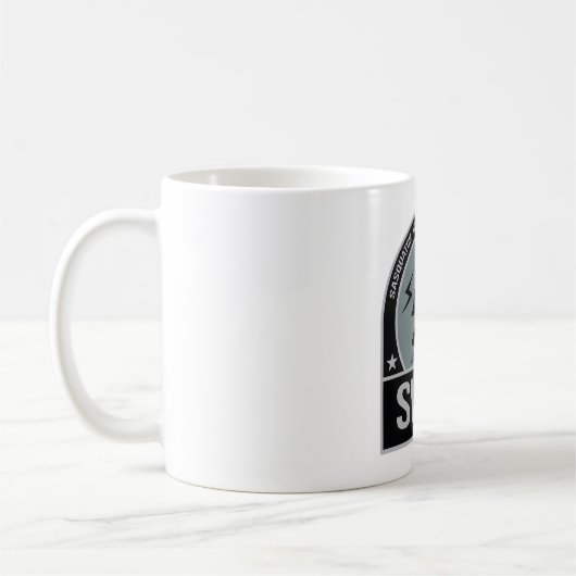 SWAT - Sasquatch Warden Assault Team Kaffeetasse (Links)