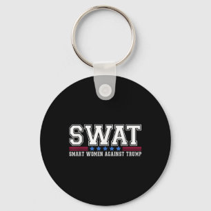 Swat Smart Women against Trump Funny Anti-Trump 2 Schlüsselanhänger